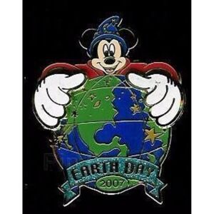Disney Pin WDI Sorcerer Mickey Mouse Earth Day 2007 Fantasia LE 300 53375